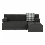 Casa si Gradina - Mobilier - Canapele si coltare - Coltare - Coltar, gri/model, dreapta, MEXX - Infinity.ro
