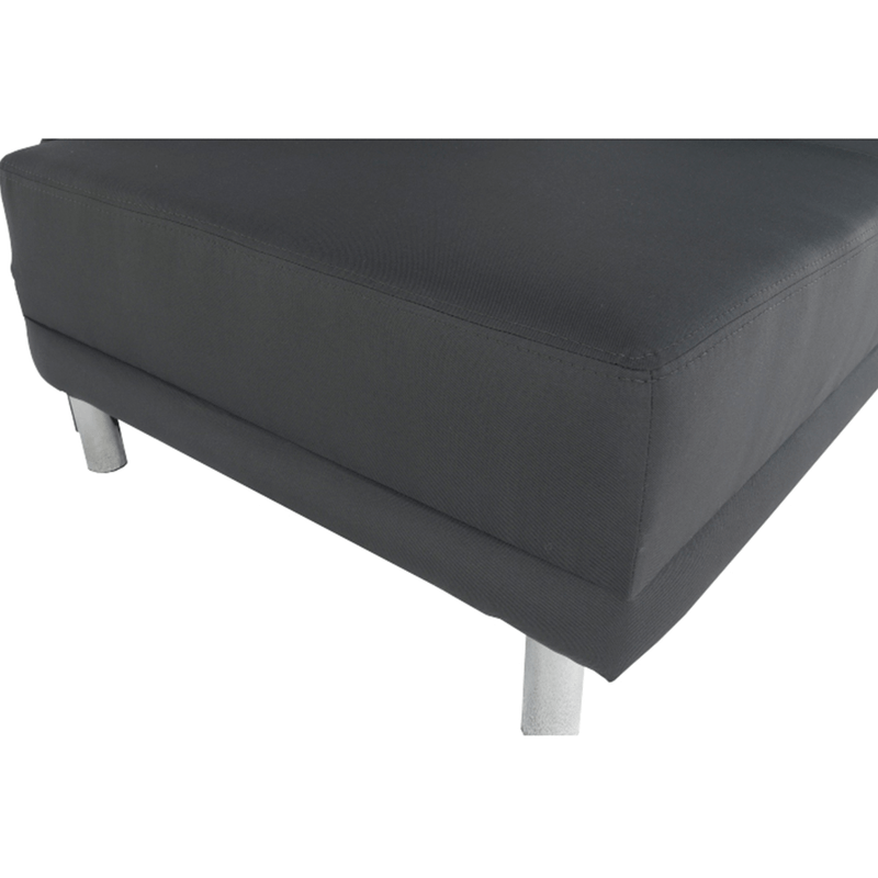 Casa si Gradina - Mobilier - Canapele si coltare - Coltare - Coltar extensibil, material textil gri-negru, dreapta, LAUREL - Infinity.ro