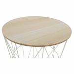 Casa si Gradina - Mobilier - Mese si birouri - Birouri - Masuta auxiliara, natural/alb, NANCER TYP 3 - Infinity.ro