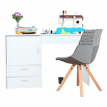Casa si Gradina - Mobilier - Mese si birouri - Birouri - Masa multifunctionala/masa pentru croitori, alb, TAILOR - Infinity.ro