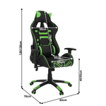 Casa si Gradina - Mobilier - Scaune si fotolii - Scaune - Scaun birou/joc, negru/verde, BILGI - Infinity.ro