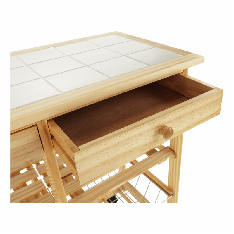Casa si Gradina - Mobilier - Mese si birouri - Masute de cafea - Masuta de servire, natural, LUMBER - Infinity.ro