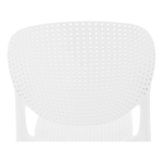 Casa si Gradina - Gradina si terasa - Mobilier exterior - Scaune si sezlonguri gradina - Scaun stivuibil, alb, FEDRA - Infinity.ro