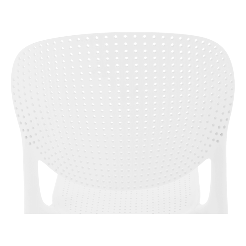 Casa si Gradina - Gradina si terasa - Mobilier exterior - Scaune si sezlonguri gradina - Scaun stivuibil, alb, FEDRA - Infinity.ro