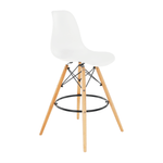 Casa si Gradina - Mobilier - Scaune si fotolii - Scaune - Scaun de bar, alb/fag, CARBRY 2 NEW - Infinity.ro