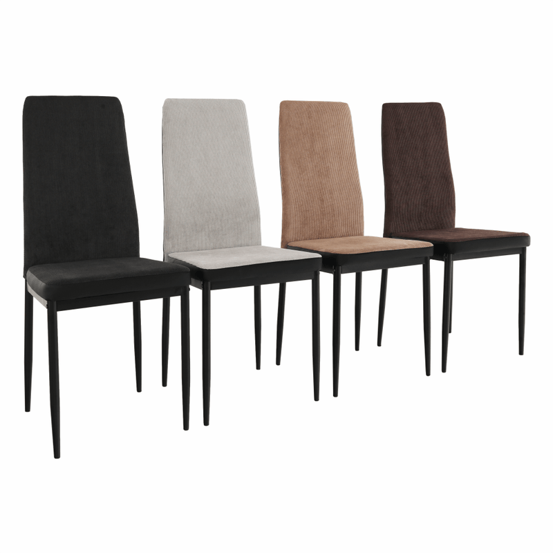 Casa si Gradina - Mobilier - Scaune si fotolii - Scaune - Scaun bucatarie, maro inchis/negru, ENRA - Infinity.ro