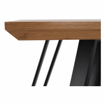 Casa si Gradina - Mobilier - Mese si birouri - Mese bucatarie si dining - Masa dining, stejar/negru, 140x80 cm, PEDAL - Infinity.ro