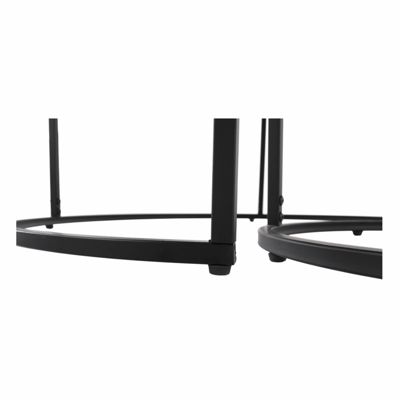 Casa si Gradina - Mobilier - Mese si birouri - Masute de cafea - Set de doua mese de cafea, stejar / negru, IKLIN - Infinity.ro