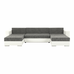 Casa si Gradina - Mobilier - Canapele si coltare - Coltare - Coltar reversibil, alb/gri maroniu, ESSEN - Infinity.ro