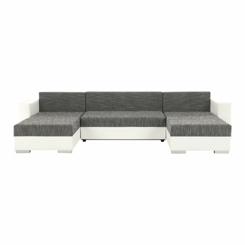Casa si Gradina - Mobilier - Canapele si coltare - Coltare - Coltar reversibil, alb/gri maroniu, ESSEN - Infinity.ro