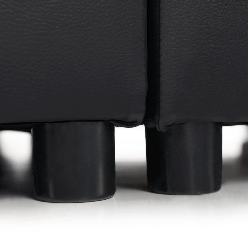 Casa si Gradina - Mobilier - Canapele si coltare - Canapele - Canapea, gri/negru, model stanga, LIBERTO U - Infinity.ro