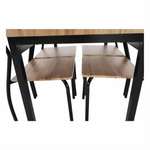 Casa si Gradina - Mobilier - Seturi de mobilier - Seturi mese si scaune - Set de luat masa 1 + 4, stejar artizanal, AMANDA - Infinity.ro