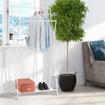 Casa si Gradina - Mobilier - Dulapuri si sifoniere - Dulapuri - Dulap cu doua randuri, cu polita, alb, JULAN - Infinity.ro