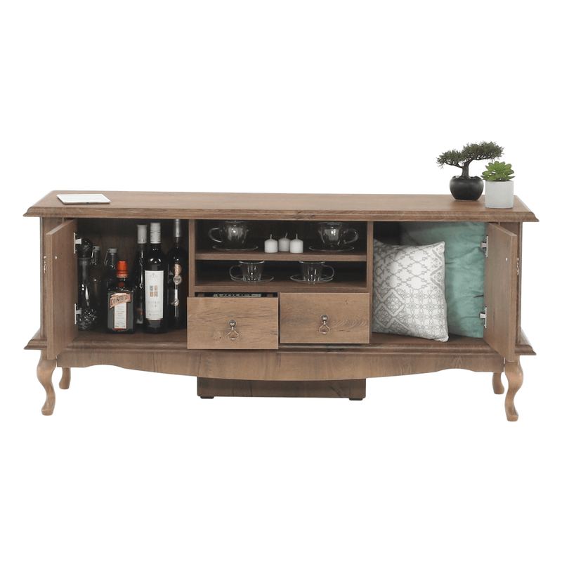 Casa si Gradina - Mobilier - Comode si corpuri - Comode - RTV masuta DA14, stejar lefkas, VILAR - Infinity.ro