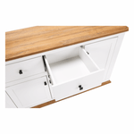 Casa si Gradina - Mobilier - Comode si corpuri - Comode - Scrin MZ9, alb / stejar grand, LEON - Infinity.ro