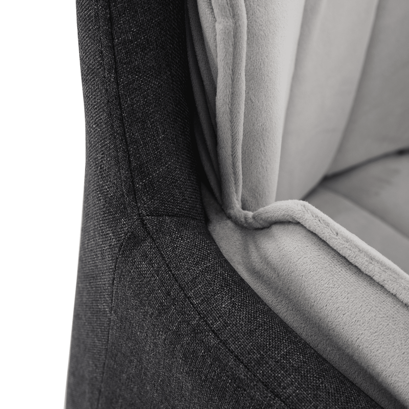 Casa si Gradina - Mobilier - Scaune si fotolii - Scaune - Scaun bucatarie, catifea Velvet gri/material textil, CHIMENA - Infinity.ro