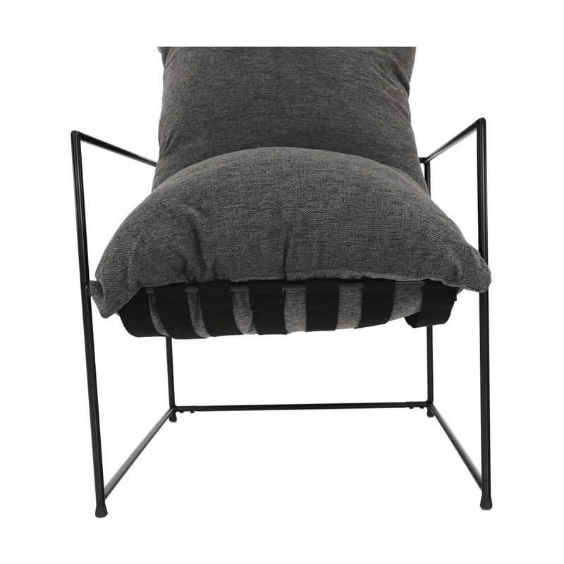 Casa si Gradina - Mobilier - Scaune si fotolii - Fotolii - Fotoliu modern, gri/negru, DEKER - Infinity.ro