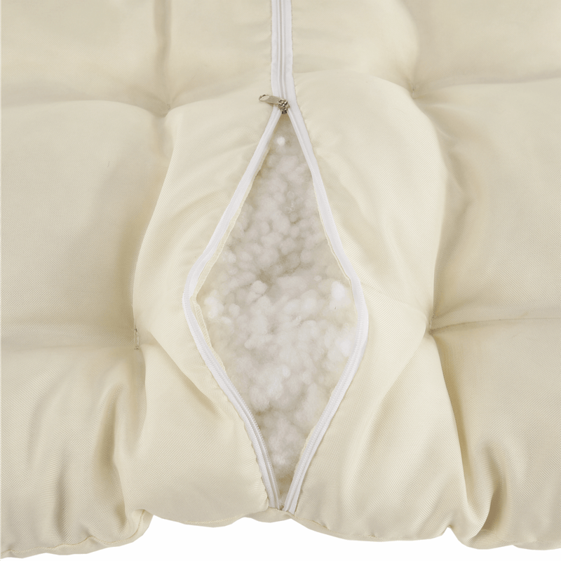 Casa si Gradina - Gradina si terasa - Mobilier exterior - Scaune si sezlonguri gradina - Scaun agatat dublu, maro/crem, DALVEA NEW - Infinity.ro