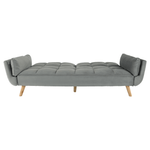 Casa si Gradina - Mobilier - Canapele si coltare - Coltare - Coltar extensibil, catifea gri deschis / fag, KAPRERA NEW - Infinity.ro