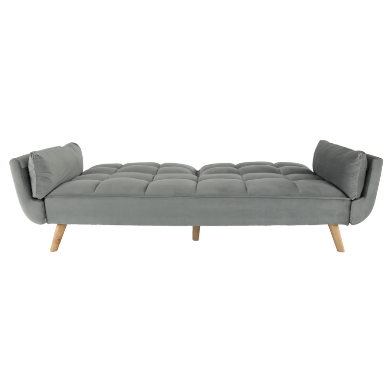 Casa si Gradina - Mobilier - Canapele si coltare - Coltare - Coltar extensibil, catifea gri deschis / fag, KAPRERA NEW - Infinity.ro