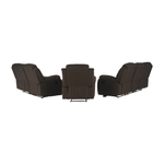 Casa si Gradina - Mobilier - Canapele si coltare - Canapele - Canapea 3+2+1, material textil maro, FABRON 2 NEW - Infinity.ro