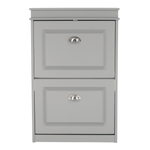 Casa si Gradina - Mobilier - Dulapuri si sifoniere - Dulapuri pantofi - Pantofar, 2 compartimente,  gri, SEBER TYP 1 - Infinity.ro