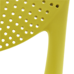 Casa si Gradina - Gradina si terasa - Mobilier exterior - Scaune si sezlonguri gradina - Scaun stivuibil, galben, FEDRA NEW - Infinity.ro