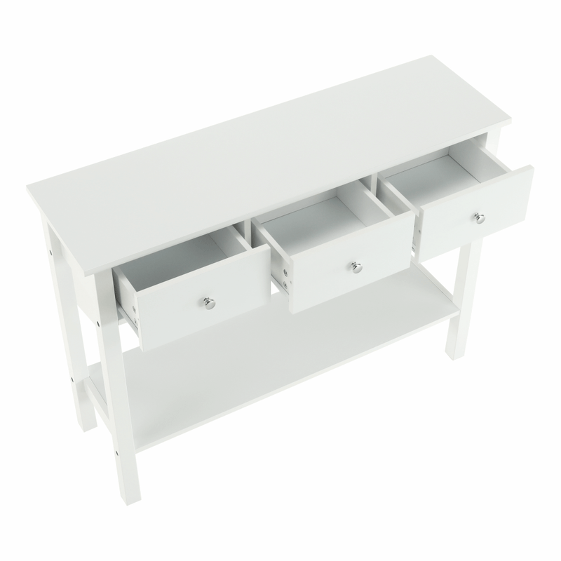Casa si Gradina - Mobilier - Mese si birouri - Masute de cafea - Masuta tip consola, alb, NITRO - Infinity.ro