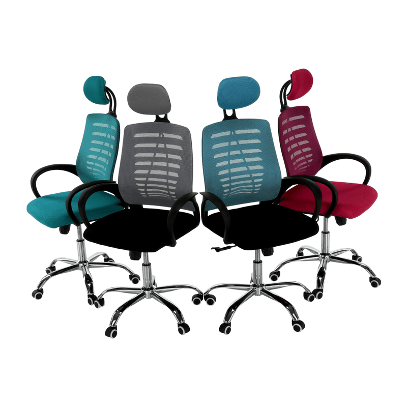Casa si Gradina - Mobilier - Scaune si fotolii - Fotolii - Fotoliu de birou, gri/negru ELMAS - Infinity.ro