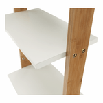 Casa si Gradina - Mobilier - Biblioteci si rafturi - Etajere - Etajera, alb/bambus, GAPA TYP 3 - Infinity.ro
