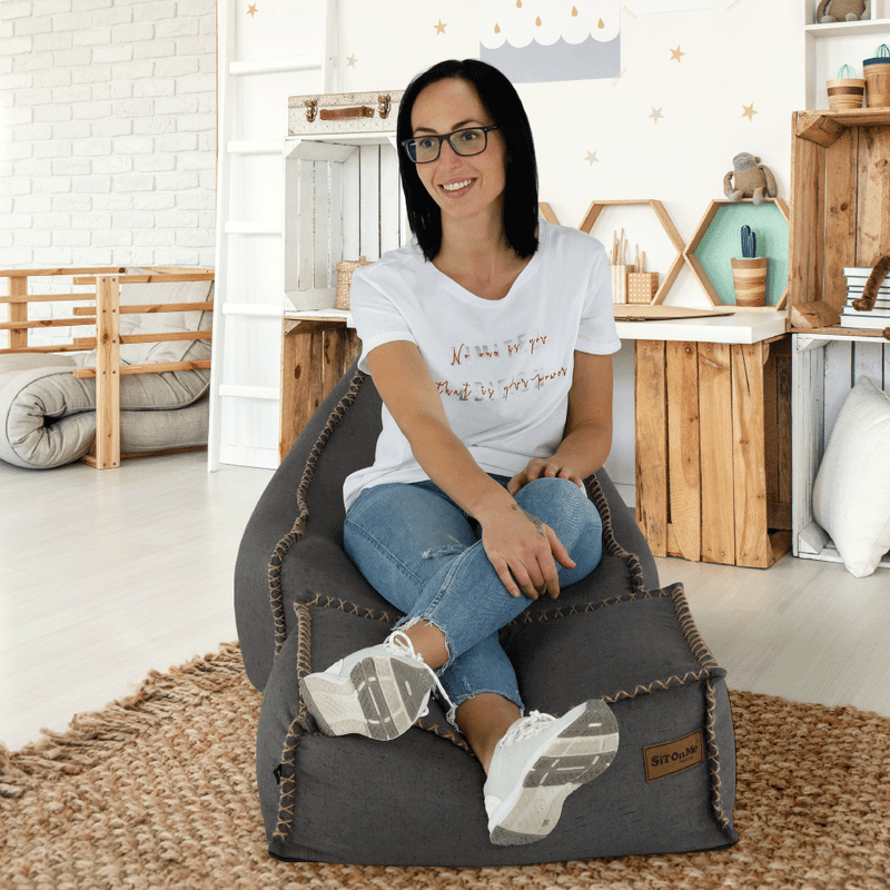 Casa si Gradina - Mobilier - Seturi de mobilier - Seturi living - Set de canapea, gri, stanga, PORTOS U - Infinity.ro