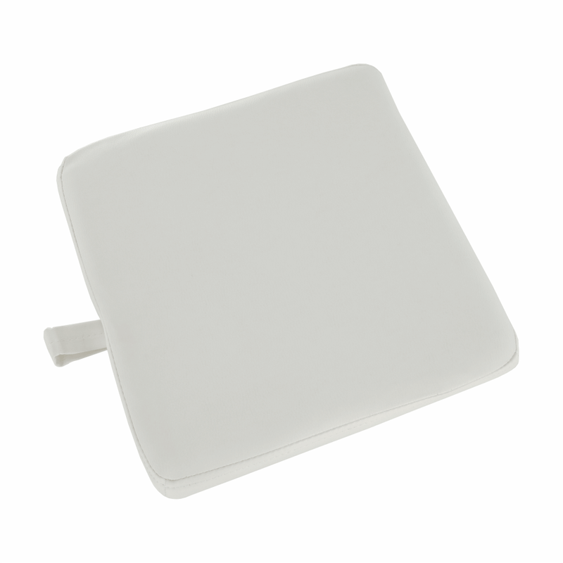 Casa si Gradina - Mobilier - Scaune si fotolii - Tabureti - Taburet, piele ecologica alba/picioare cromate, DARS NEW - Infinity.ro