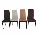 Casa si Gradina - Mobilier - Scaune si fotolii - Scaune - Scaun bucatarie, maro inchis/negru, ENRA - Infinity.ro