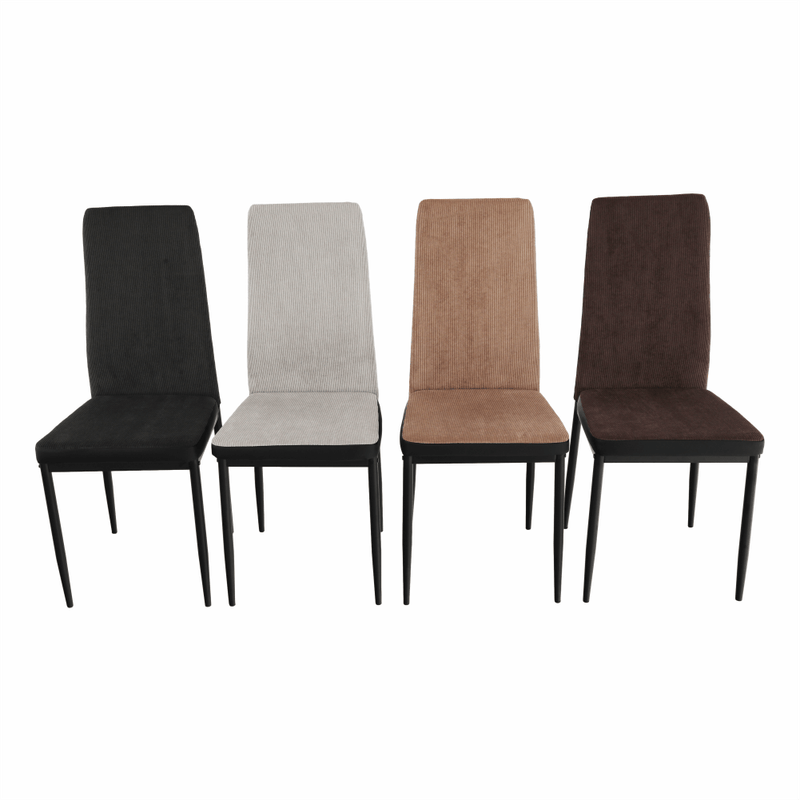 Casa si Gradina - Mobilier - Scaune si fotolii - Scaune - Scaun bucatarie, maro inchis/negru, ENRA - Infinity.ro