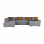 Casa si Gradina - Mobilier - Canapele si coltare - Canapele - Canapea, gri/mustar, model stanga, BELLIS U - Infinity.ro