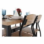 Casa si Gradina - Mobilier - Seturi de mobilier - Seturi mese si scaune - Set de luat masa 1 + 4, stejar artizanal, AMANDA - Infinity.ro