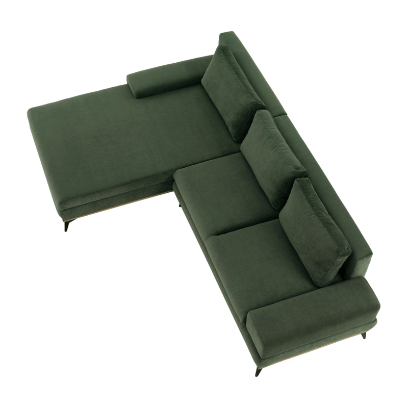 Casa si Gradina - Mobilier - Canapele si coltare - Canapele - Canapea, verde, model stanga, SELBY - Infinity.ro