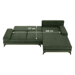 Casa si Gradina - Mobilier - Canapele si coltare - Canapele - Canapea, verde, model dreapta, SELBY - Infinity.ro