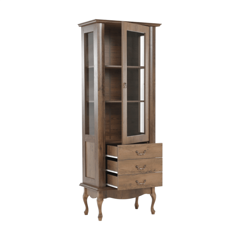Casa si Gradina - Mobilier - Dulapuri si sifoniere - Dulapuri - Vitrina DA4, stejar lefkas, VILAR - Infinity.ro