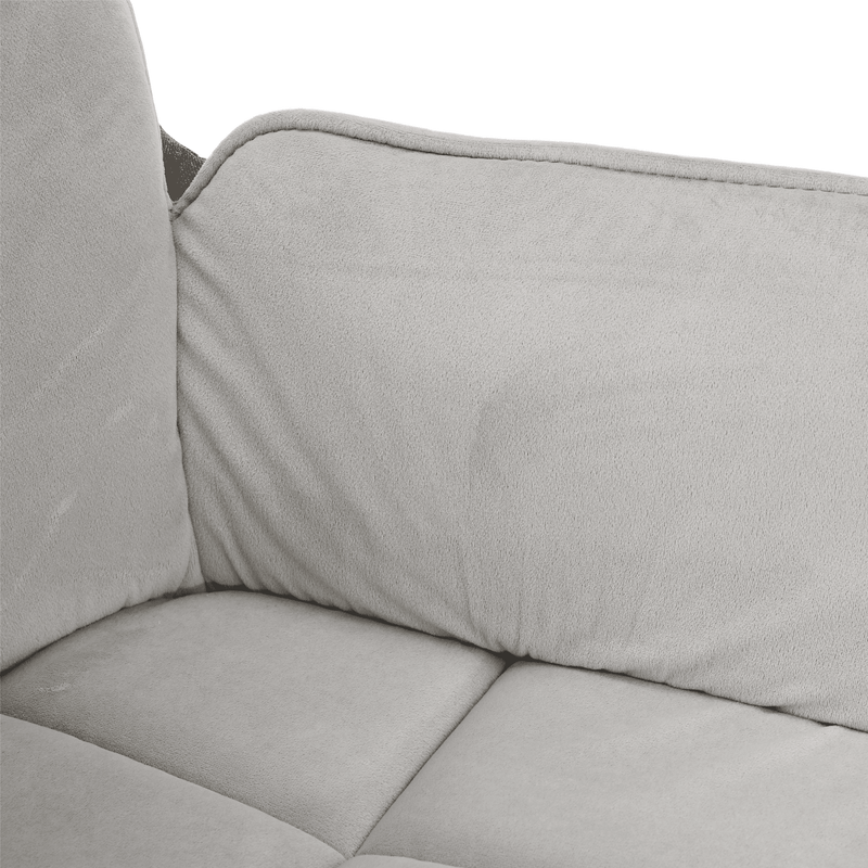 Casa si Gradina - Mobilier - Scaune si fotolii - Scaune - Scaun bucatarie, catifea Velvet gri/material textil, CHIMENA - Infinity.ro