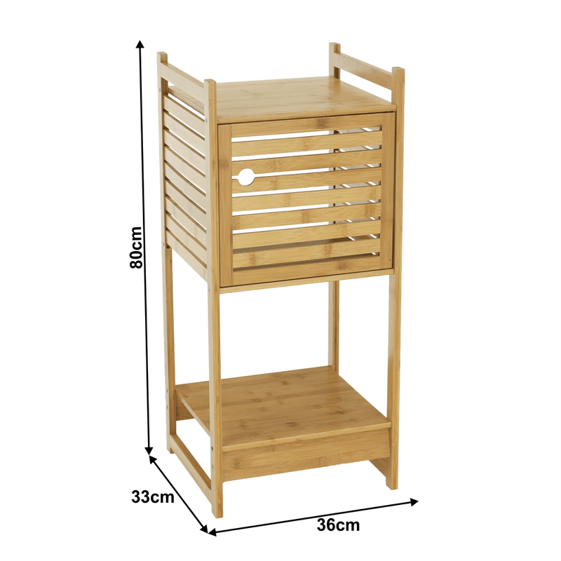 Casa si Gradina - Mobilier - Biblioteci si rafturi - Etajere - Etajera, bambus natural, SELENE TYP 1 - Infinity.ro