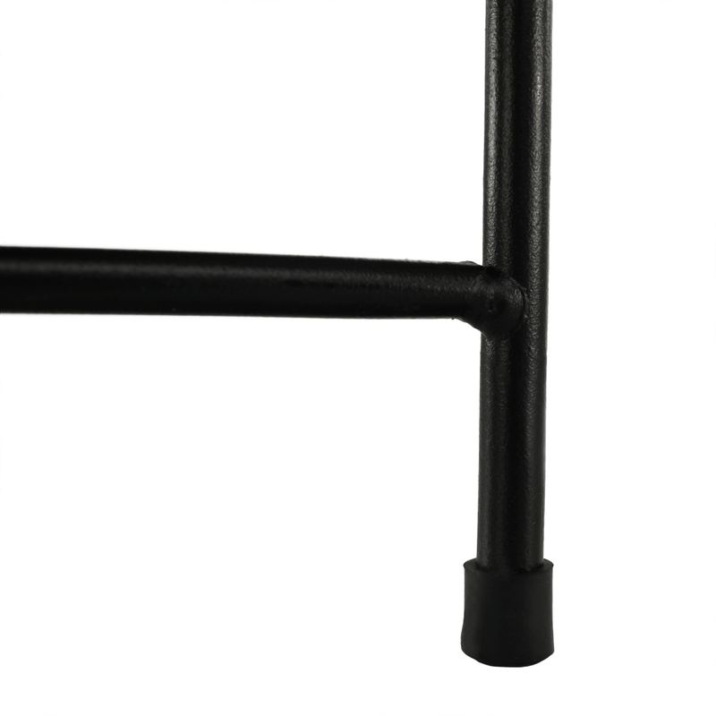 Casa si Gradina - Mobilier - Scaune si fotolii - Tabureti - Taburet, catifea Velvet gri/negru, MARIME - Infinity.ro