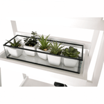 Casa si Gradina - Mobilier - Biblioteci si rafturi - Etajere - Etajera multifunctionala, alb, lemn masiv, ALASKA - Infinity.ro