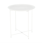 Casa si Gradina - Mobilier - Mese si birouri - Birouri - Masuta auxiliara cu tava detasabila, alb, RENDER - Infinity.ro