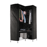 Casa si Gradina - Mobilier - Organizare si depozitare - Organizatoare pentru sertare si dulapuri - Organizator dulap pe colt, negru, RUMIA - Infinity.ro