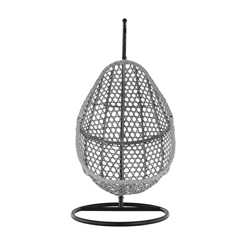 Casa si Gradina - Gradina si terasa - Mobilier exterior - Scaune si sezlonguri gradina - Scaun suspendat gri / negru / maro, NEUL - Infinity.ro