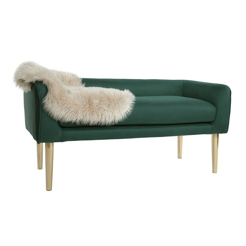 Casa si Gradina - Mobilier - Canapele si coltare - Banchete - Banca, smarald/gold crom-auriu, HELNA - Infinity.ro