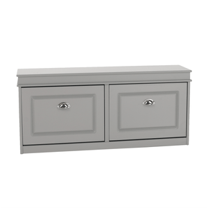 Pantofar, 2 compartimente, alb/gri, SEBER TYP 4