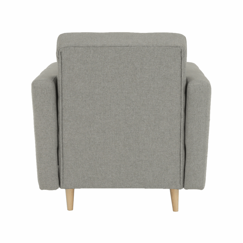 Casa si Gradina - Mobilier - Scaune si fotolii - Fotolii - Fotoliu complet tapitat, material textil gri, AMEDIA - Infinity.ro