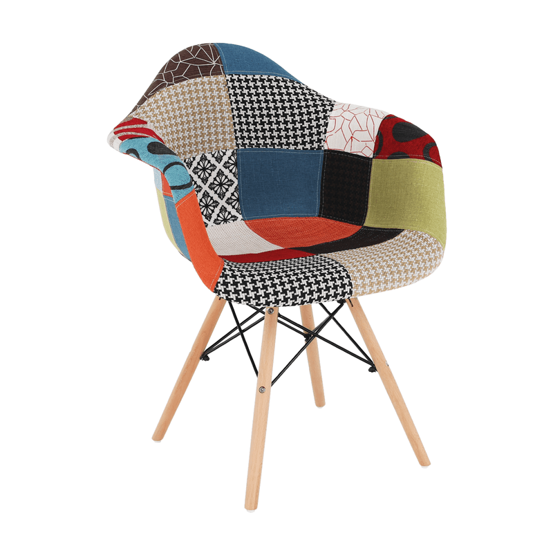 Casa si Gradina - Mobilier - Scaune si fotolii - Scaune - Scaun, tesatura patchwork/fag, TOBO 3  NEW - Infinity.ro